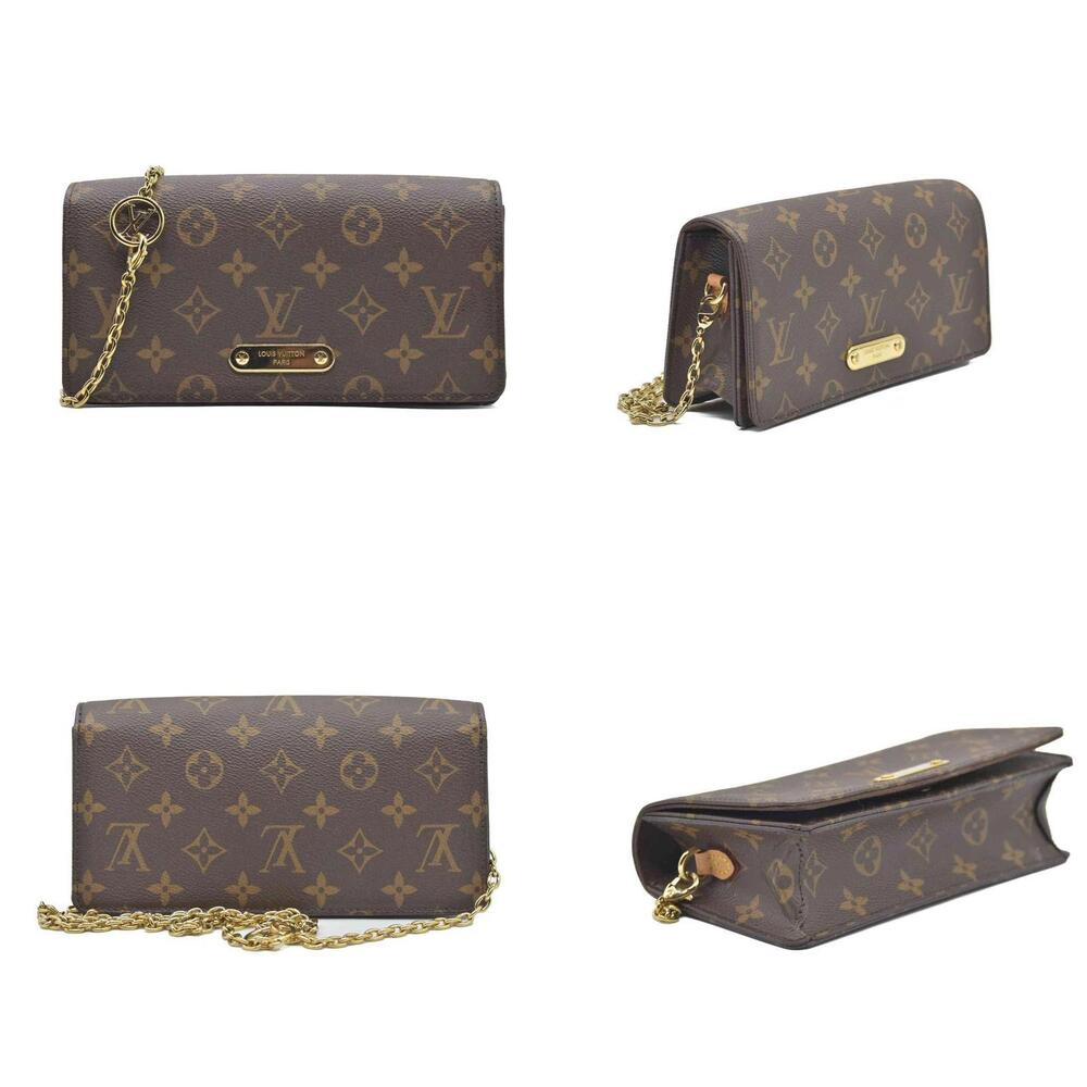 $1750 Louis Vuitton Monogram Wallet On Chain Lily - Picture 2 of 15